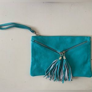 Zagara Italian Leather Clutch / Cross Body Purse
